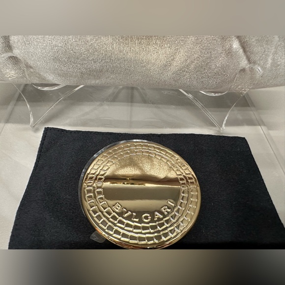 BVLGARI CLUTCH AND BVLGARI MIRROR NWOT SET - Picture 4 of 6